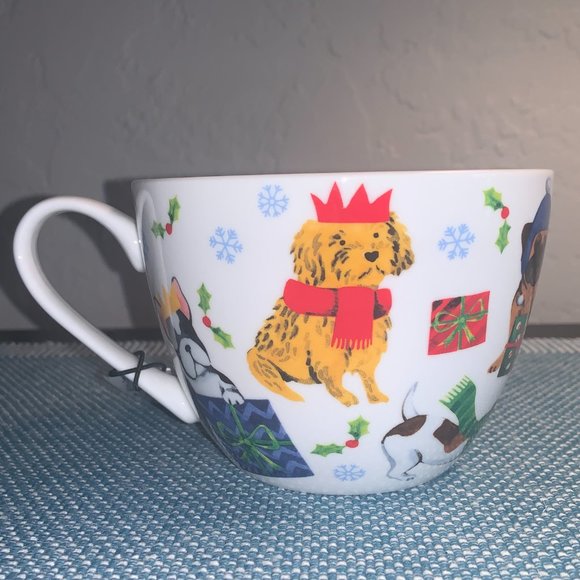 Holiday Dogs "Let's Pawty" Mug - New with Tags - Picture 3 of 6